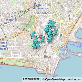 Mappa Via Santa Teresella degli Spagnoli, 80132 Napoli NA, Italia (0.262)