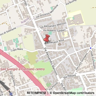 Mappa Via Rosa Salvatore, 17, 80046 San Giorgio a Cremano, Napoli (Campania)