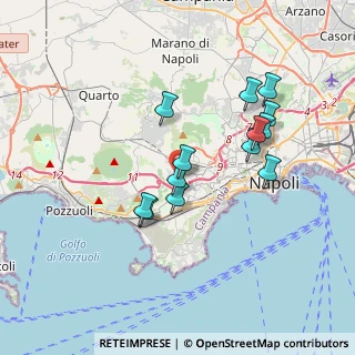 Mappa Via Vicinale Cupa Cintia, 80126 Napoli NA, Italia (3.45308)
