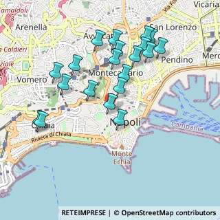 Mappa Via Cedronio, 80132 Napoli NA, Italia (1.0445)