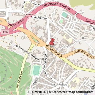 Mappa Via Domitiana, 38, 80078 Pozzuoli, Napoli (Campania)