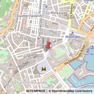 Mappa Via San Brigida, 65, 80132 Napoli, Napoli (Campania)