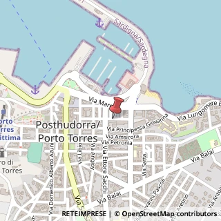 Mappa Via Galileo Galilei, 24, 07046 Porto Torres, Sassari (Sardegna)