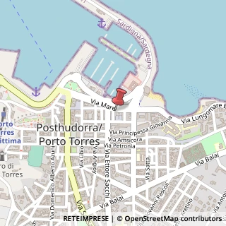 Mappa Via Mare, 2, 07046 Porto Torres SS, Italia, 07046 Porto Torres, Sassari (Sardegna)