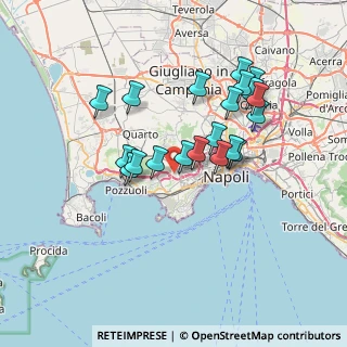 Mappa Via Vicinale dell'Infermeria, 80125 Napoli NA, Italia (6.8455)