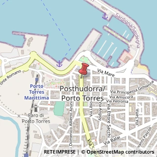 Mappa Corso Vittorio Emanuele II,  17, 07046 Porto Torres, Sassari (Sardegna)