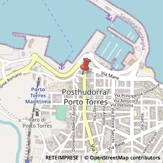 Mappa Piazza Cristoforo Colombo, 07046 Porto Torres SS, Italia, 07046 Porto Torres, Sassari (Sardegna)