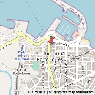 Mappa Corso Vittorio Emanuele II, 1, 07046 Porto Torres, Sassari (Sardegna)