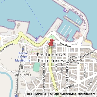 Mappa Corso Vittorio Emanuele II, 8, 07046 Porto Torres, Sassari (Sardegna)