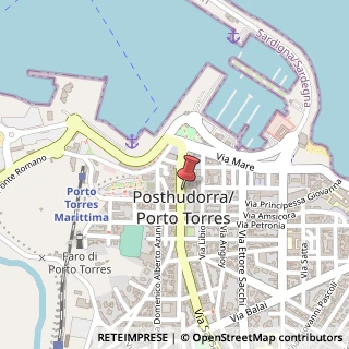 Mappa Corso Vittorio Emanuele, 35, 07046 Porto Torres, Sassari (Sardegna)