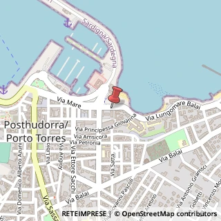 Mappa Via Lungomare Balai, 10A, 07046 Porto Torres, Sassari (Sardegna)