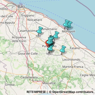 Mappa Via Giovanni Serio, 70017 Zona Industriale BA, Italia (6.95385)