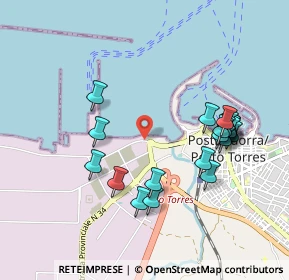 Mappa Via Amerigo Vespucci, 07046 Porto Torres SS, Italia (1.044)