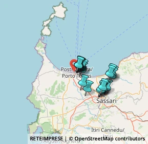 Mappa Via Amerigo Vespucci, 07046 Porto Torres SS, Italia (9.9755)