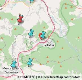 Mappa Via Cigliano, 83029 Solofra AV, Italia (7.56667)