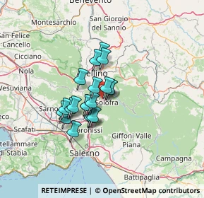 Mappa Via Cigliano, 83029 Solofra AV, Italia (9.5455)