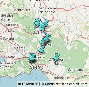 Mappa Via Cigliano, 83029 Solofra AV, Italia (11.73467)