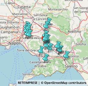 Mappa Rione Boccia, 80047 San Giuseppe Vesuviano NA, Italia (10.7105)