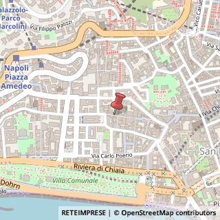 Mappa Via Cavallerizza a Chiaia, 22, 80121 Napoli, Napoli (Campania)