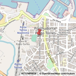 Mappa Via Petronia, 31, 07046 Porto Torres, Sassari (Sardegna)