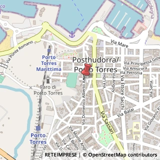 Mappa Via Domenico Alberto Azuni, 46, 07046 Porto Torres, Sassari (Sardegna)