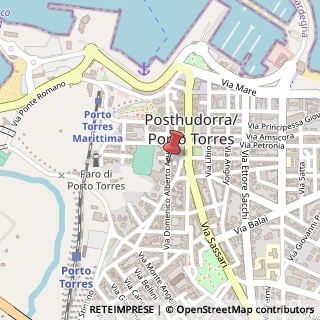 Mappa Via Domenico Alberto Azuni, 57, 07046 Porto Torres, Sassari (Sardegna)