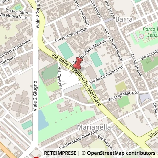 Mappa Via delle Repubbliche Marinare, 282, 80147 Napoli, Napoli (Campania)