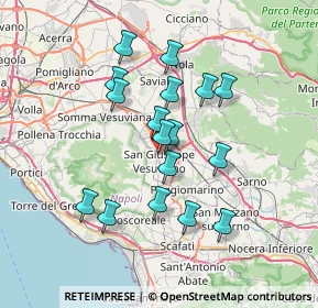 Mappa Via G. Auricchio, 80047 San Giuseppe Vesuviano NA, Italia (6.60353)