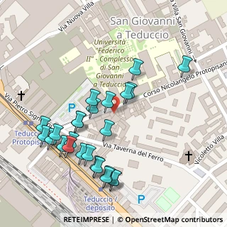 Mappa Via Taverna Del Ferro, 80146 Napoli NA, Italia (0.14)