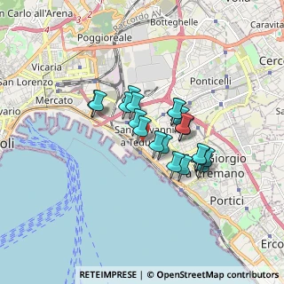 Mappa Via Taverna Del Ferro, 80146 Napoli NA, Italia (1.2885)