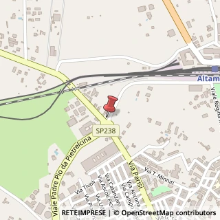 Mappa Via Corato, 198, 70022 Altamura, Bari (Puglia)