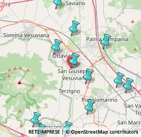Mappa Via G. Moscati, 80047 San Giuseppe Vesuviano NA, Italia (5.43167)