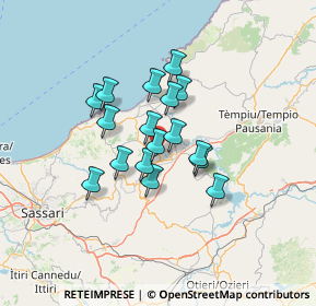 Mappa Strada Statale 134 di Castel Sardo, 07030 Bulzi SS, Italia (10.26529)