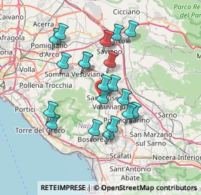 Mappa Via S. Leonardo Zabatta, 80047 San Giuseppe Vesuviano NA, Italia (6.697)
