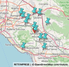 Mappa Via S. Leonardo Zabatta, 80047 San Giuseppe Vesuviano NA, Italia (6.89692)