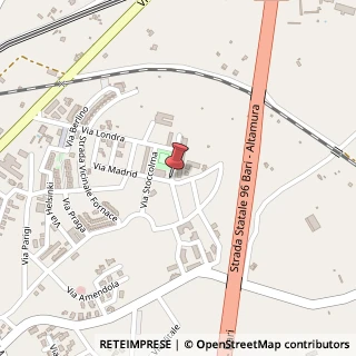 Mappa Via Mosca, 32, 70022 Altamura, Bari (Puglia)