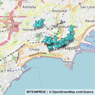 Mappa Via S. Pasquale, 80122 Napoli NA, Italia (0.6115)