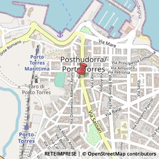 Mappa Via Camillo Benso Conte di Cavour, 18, 07046 Porto Torres, Sassari (Sardegna)