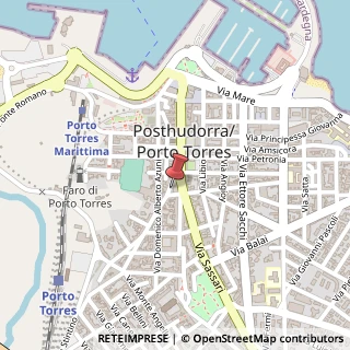 Mappa Via Colonia Romana, 18, 07046 Porto Torres, Sassari (Sardegna)