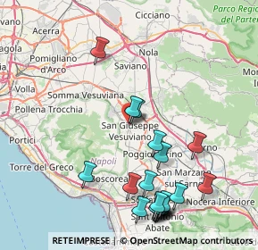 Mappa Piazza Giuseppe Garibaldi, 80047 San Giuseppe Vesuviano NA, Italia (10.197)