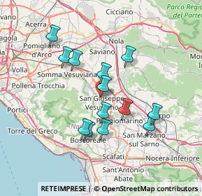 Mappa Piazza Giuseppe Garibaldi, 80047 San Giuseppe Vesuviano NA, Italia (6.66615)