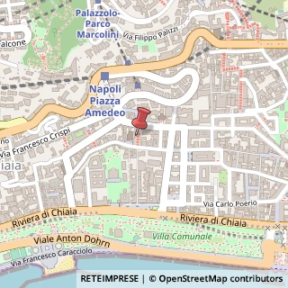 Mappa Via Giovanni Bausan, 28, 80121 Napoli, Napoli (Campania)