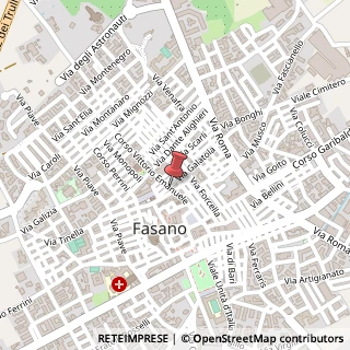 Mappa Via A. Fogazzaro, 3, 72015 Fasano, Brindisi (Puglia)