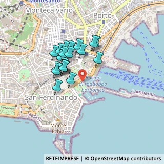 Mappa Via Ammiraglio Ferdinando Acton, 80132 Napoli NA, Italia (0.3795)