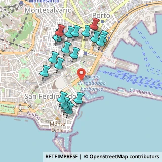 Mappa Via Giulio Palermo, 80134 Napoli NA, Italia (0.5285)