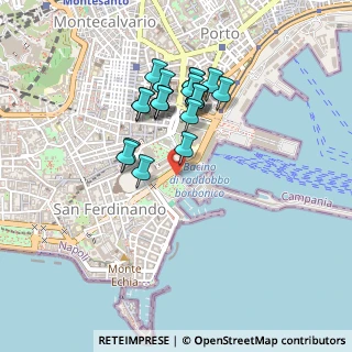 Mappa Via Ammiraglio Ferdinando Acton, 80132 Napoli NA, Italia (0.4025)