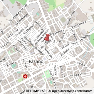 Mappa Via Adami,  27, 72015 Fasano, Brindisi (Puglia)