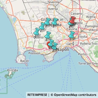 Mappa Viale Maria Bakunin, 80126 Napoli NA, Italia (7.12636)