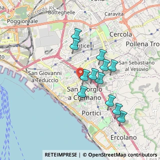 Mappa Cupa Rubinacci, 80046 San Giorgio a Cremano NA, Italia (1.70167)