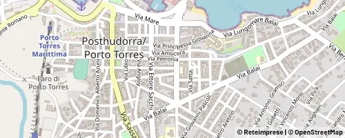 Mappa Porto Torres